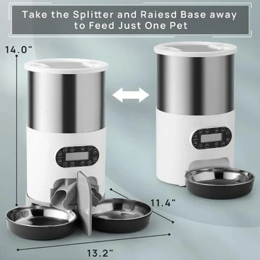 Cat Food Tuya Smart APP Feeder Food Dispenser Suitable For main product image for dogs and cats