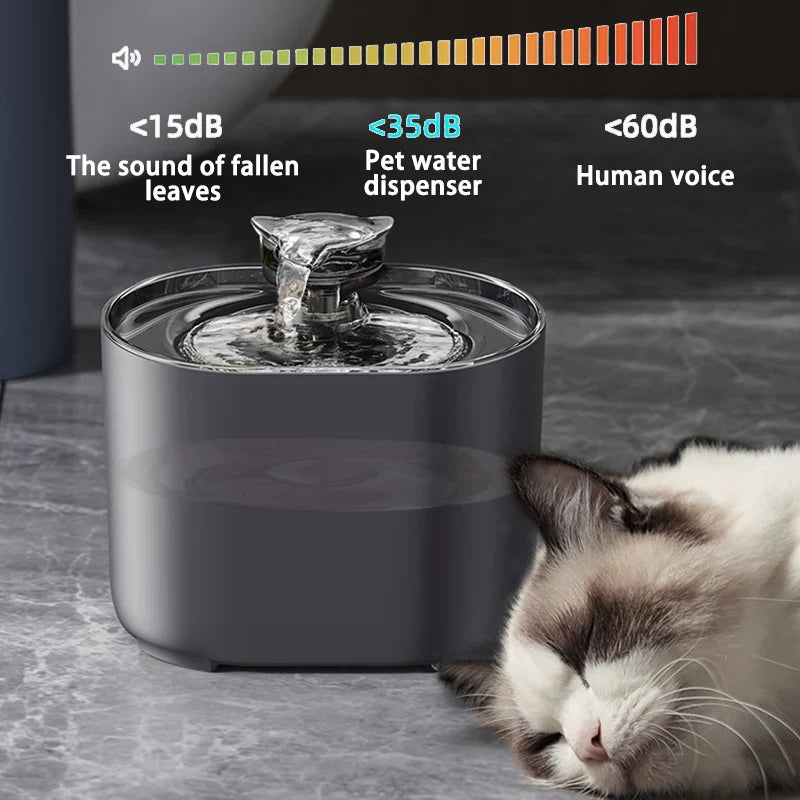 Cat Water Fountain Automatic Recirculating Fountain main product image for dogs and cats