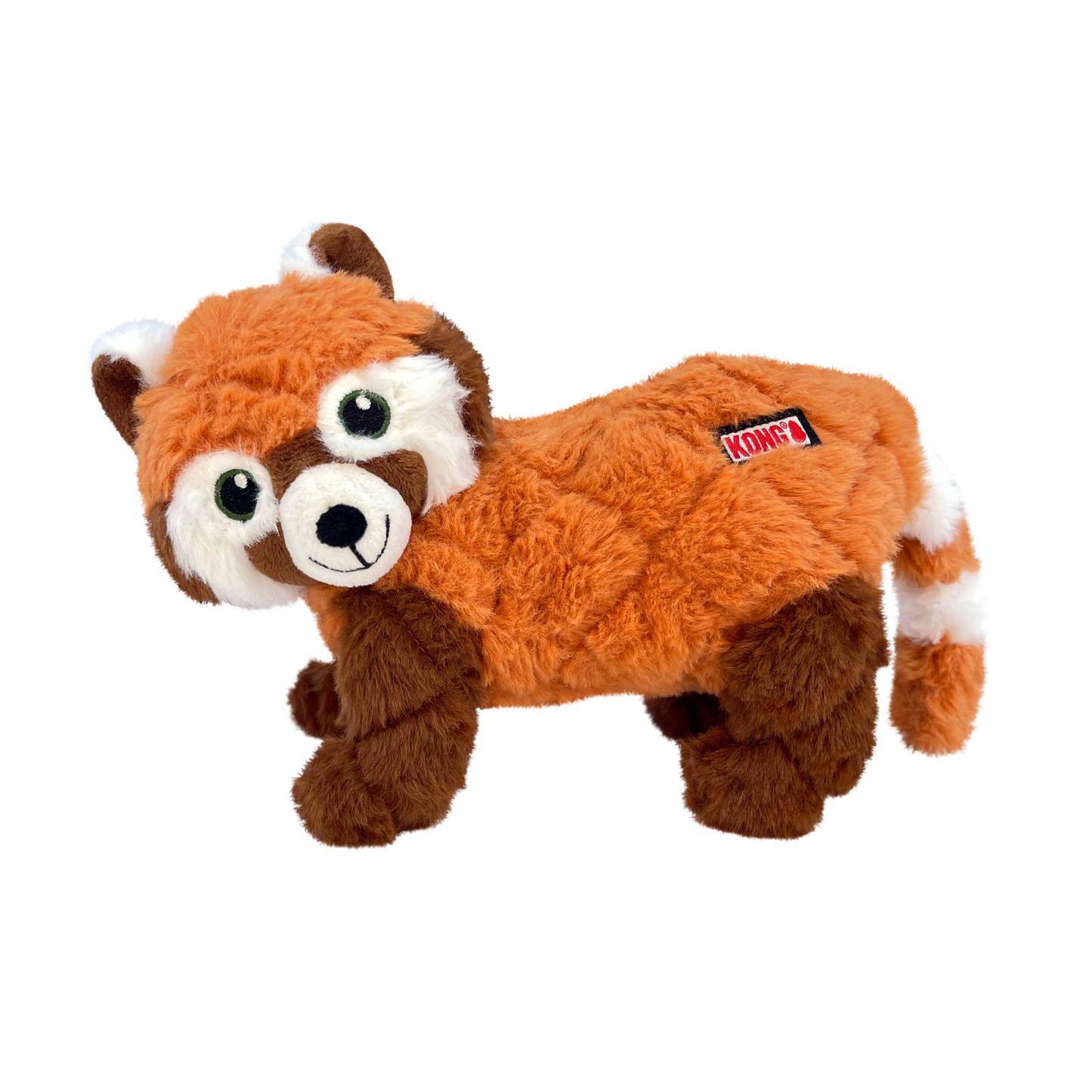 KONG Scampers Red Panda Medium Plush Dog Toy Durable Play - main product image