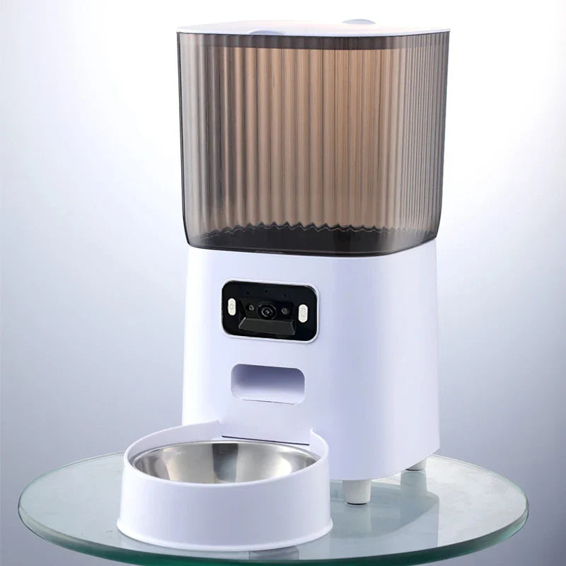 Cat Food 5L Double Bowls Smart Automatic Feeder With Camera main product image for dogs and cats