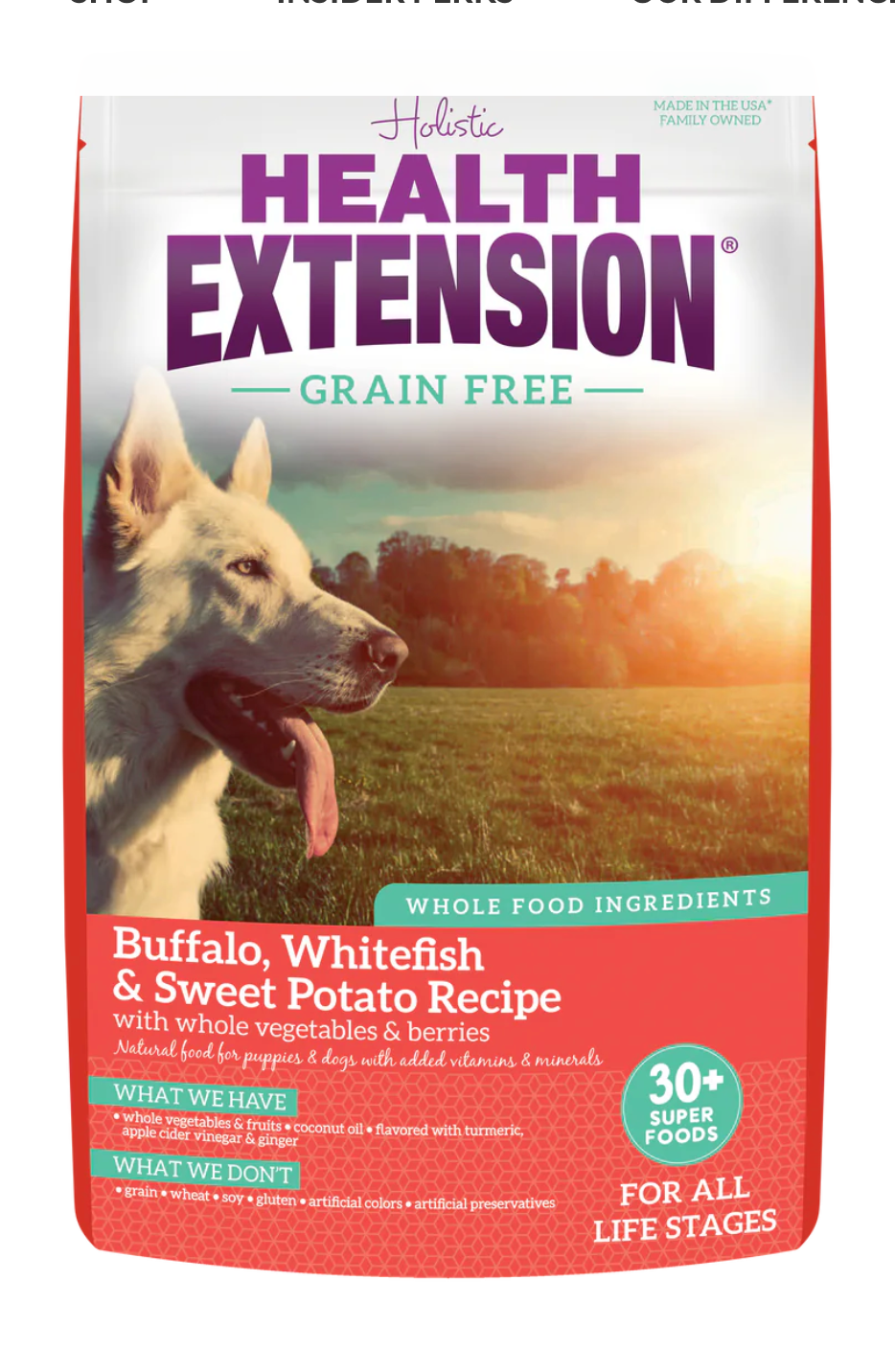 Health Extension All Life Stages Grain Free Buffalo And Dog - main product image