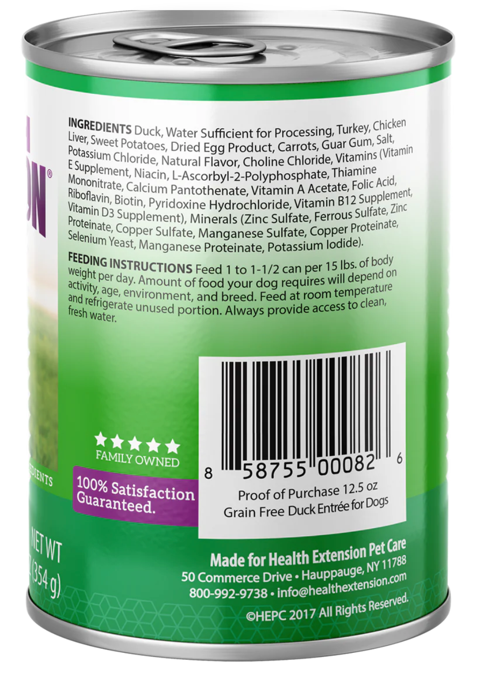 Health Extension All Life Stages Grain Free Duck Entree Wet - detail view