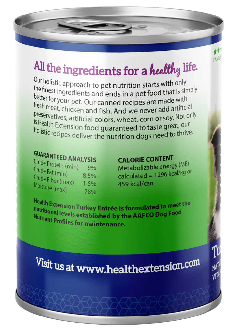Health Extension All Life Stages Grain Free Turkey Entree 12 - detail view