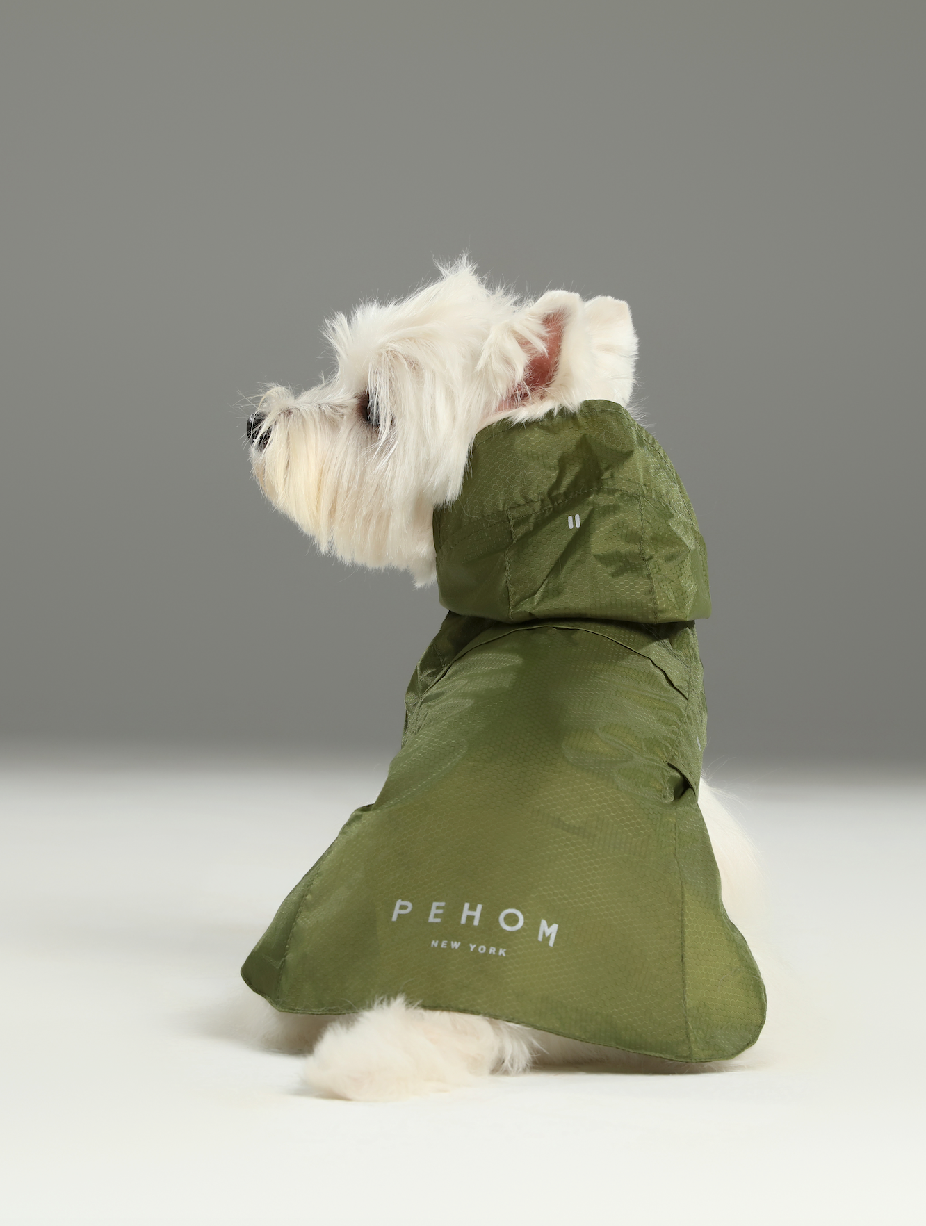 Capsule Raincoat Green Dog Apparel Premium Pet Supply - gallery image 5