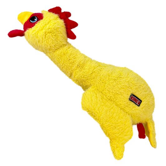 KONG Scruffs Chicken Medium Large Plush Dog Toy Durable Play - main product image