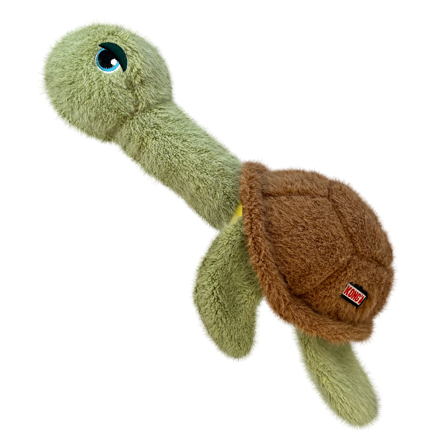 KONG Scruffs Turtle Medium Large Plush Dog Toy Durable Play - main product image