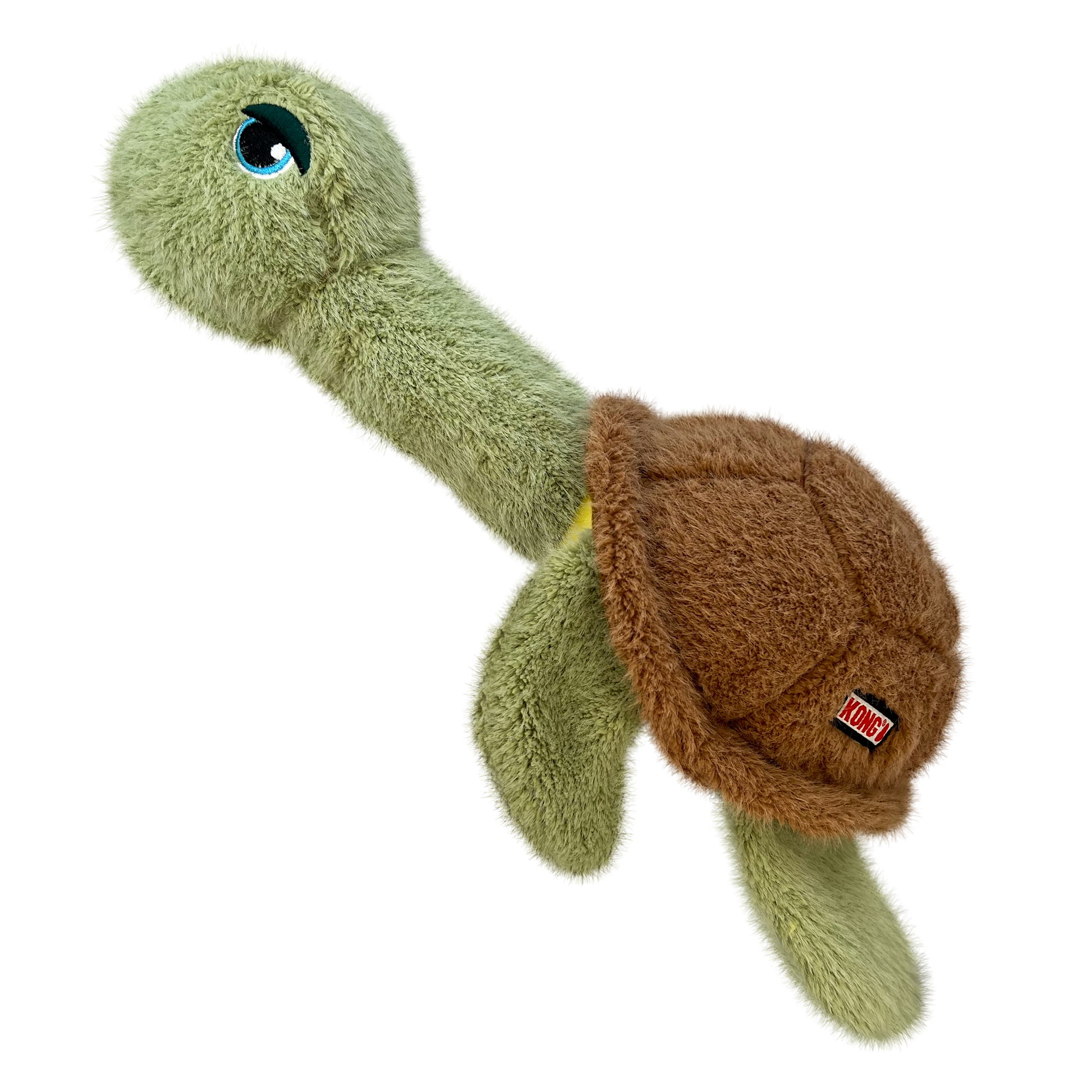 KONG Scruffs Turtle Medium Large Plush Dog Toy Durable Play - main product image