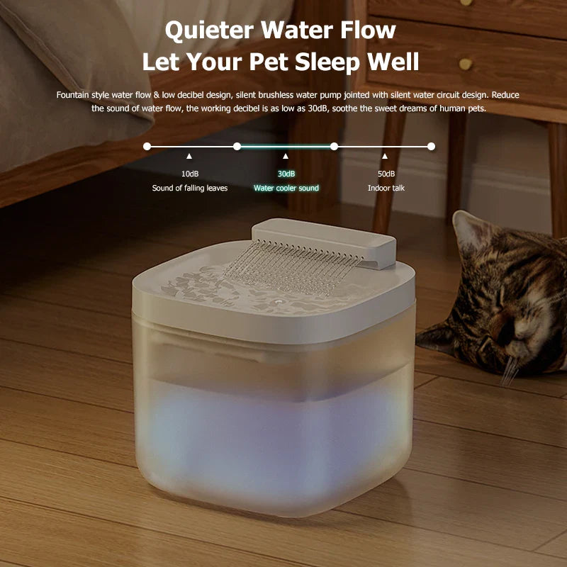 Cat Food 3L USB Water Fountain with Pump Filter Anti-Dry main product image for dogs and cats