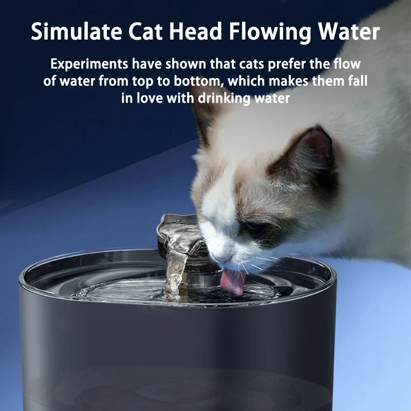 Cat Water Fountain Automatic Recirculating Fountain main product image for dogs and cats