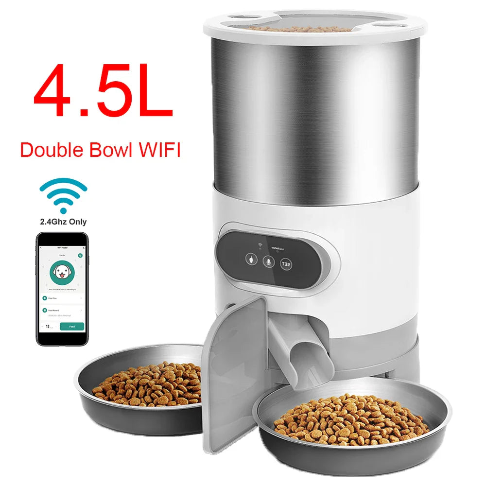Cat Food Tuya Smart APP Feeder Food Dispenser Suitable For main product image for dogs and cats