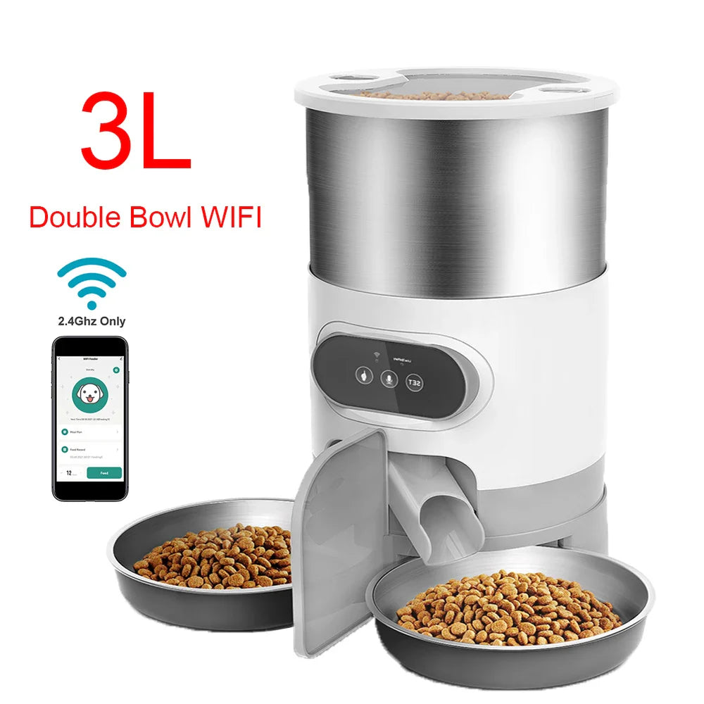 Cat Food Tuya Smart APP Feeder Food Dispenser Suitable For main product image for dogs and cats