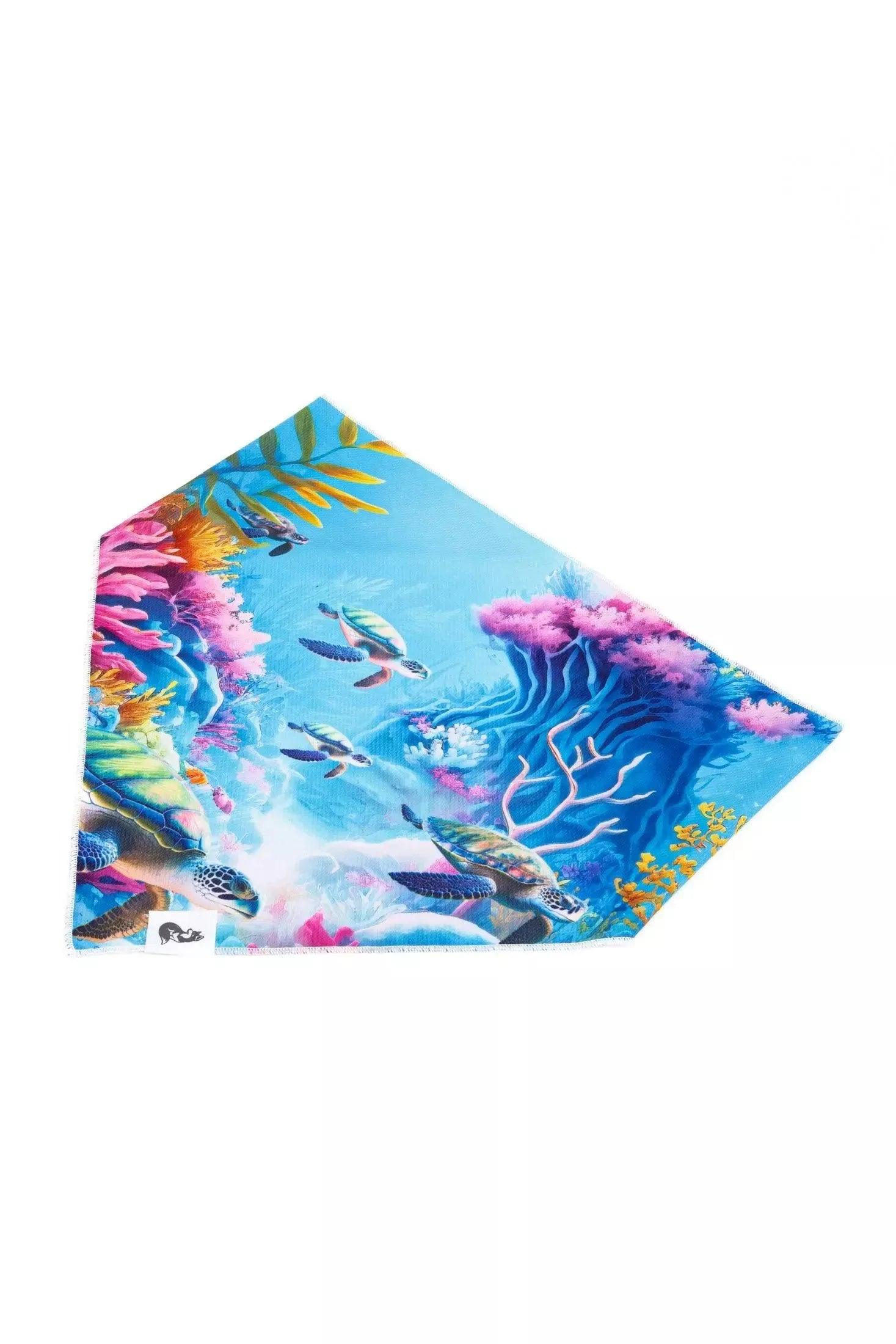 Sea Turtle Swim Dog Bandana Dog Bandanas Premium Pet Supply - main product image