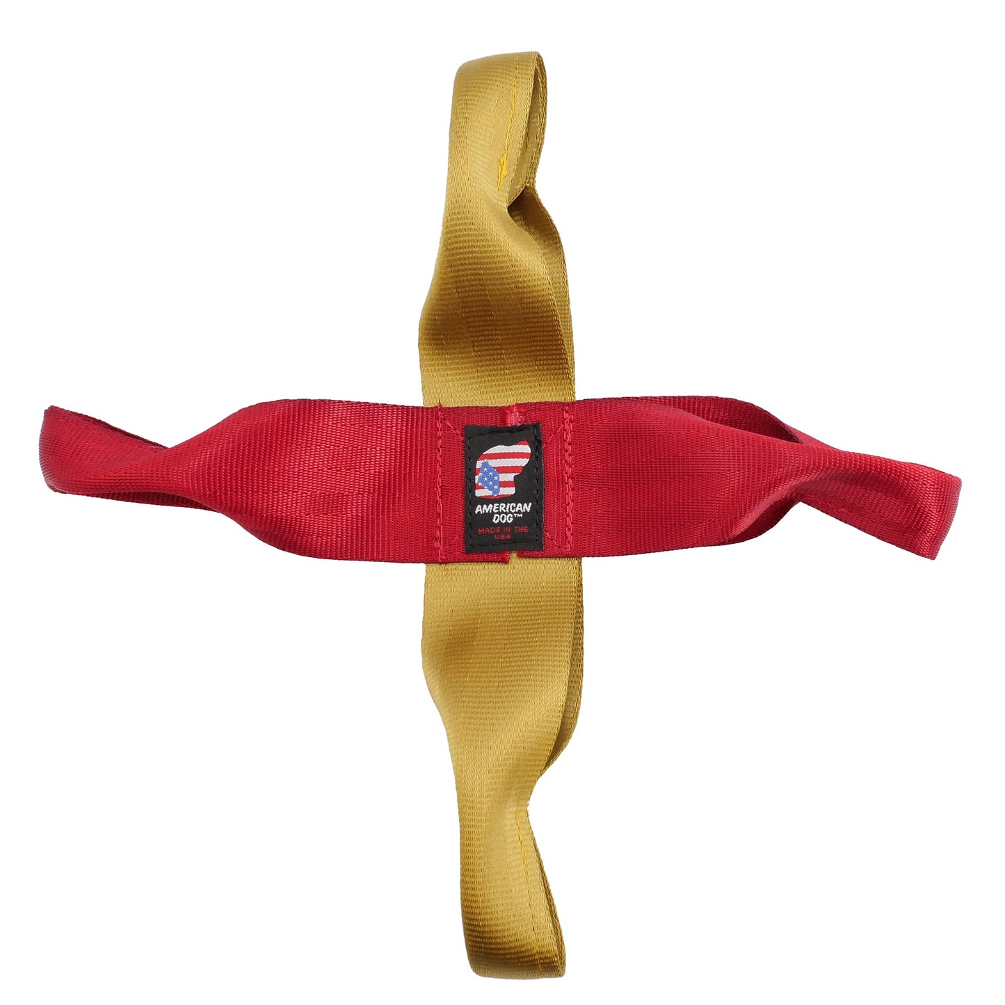 Dog Toy Seatbelt Quad Flopper Interactive Plush Chew Play - close up view