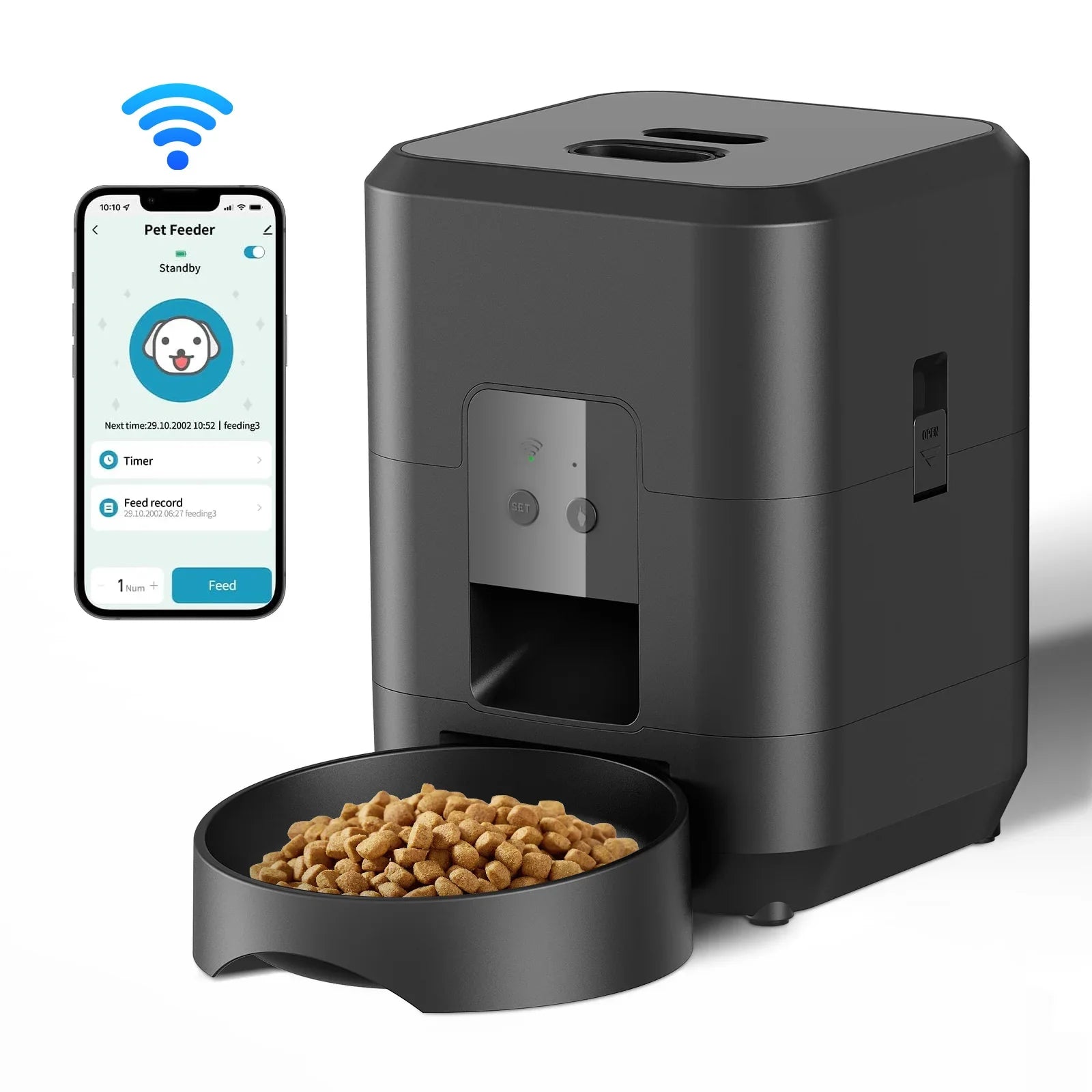 Cat Food Smart Feeder Automatic Feeder Slow Food Machine main product image for dogs and cats