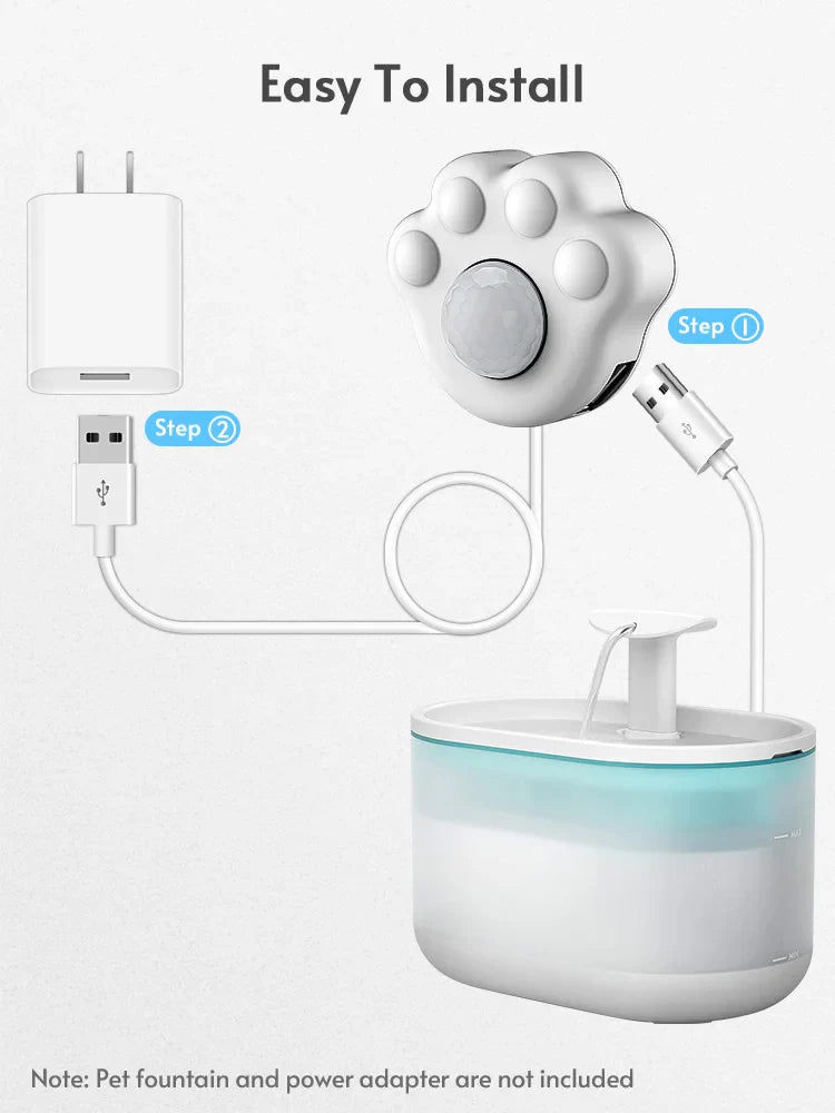 Cat PIR Motion Sensor Drinking Fountain main product image for dogs and cats