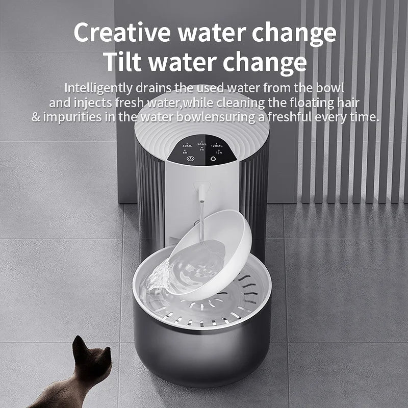 Cat Water Fountain 3L Wireless Drinking Fountain Rechargeable main product image for dogs and cats