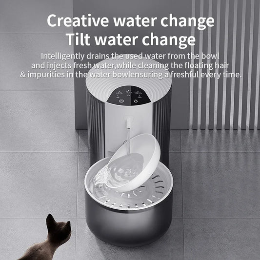 Cat Water Fountain 3L Wireless Drinking Fountain Rechargeable main product image for dogs and cats
