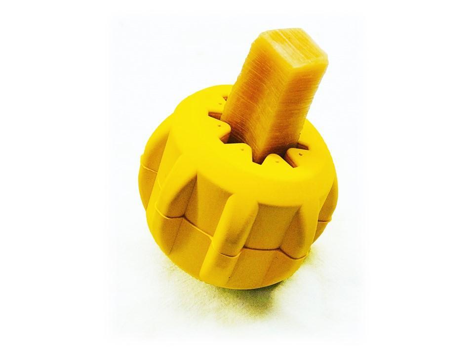 Gear Edispenser Durable Rubber Yak Chew Holder Treat Pocket - gallery image 6