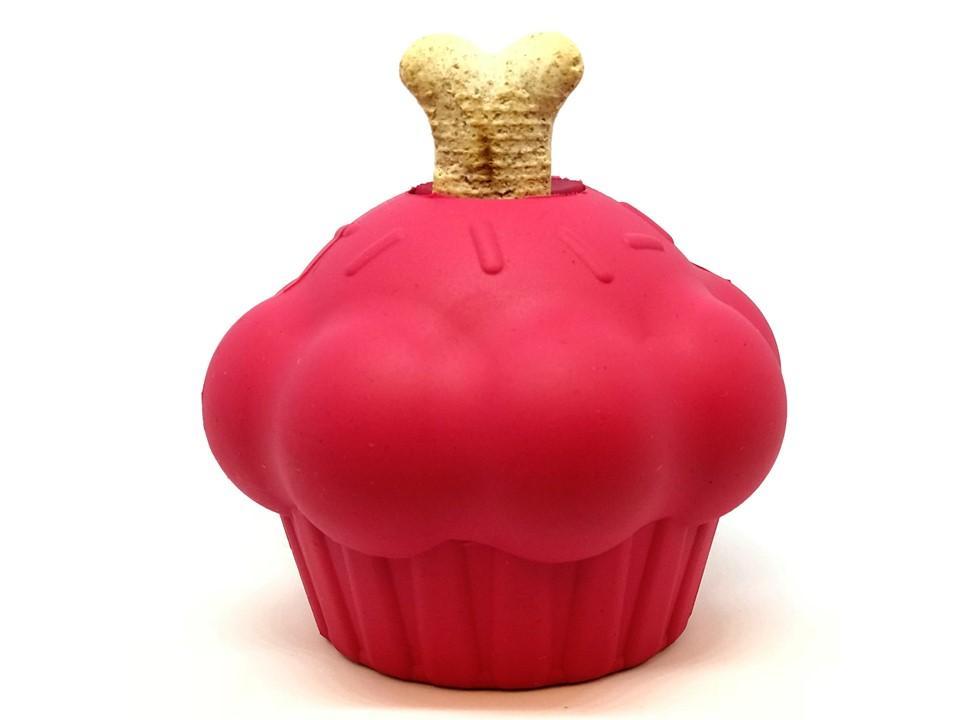 Cupcake Edispenser Durable Rubber Chew Toy Treat Dispenser - gallery image 6