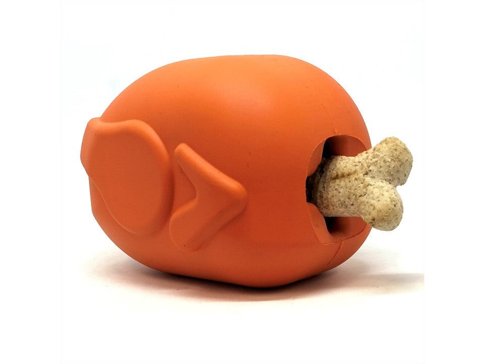 Roasted Turkey Dog Chew Toy Treat Dispenser USA Made Sodapup - gallery image 7
