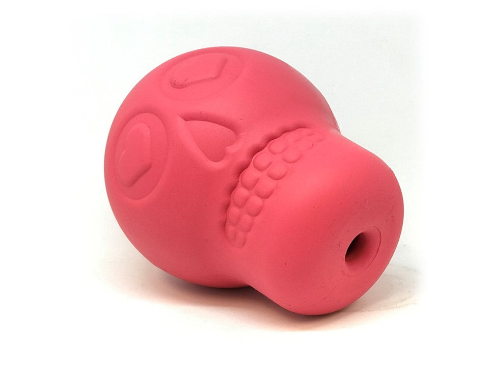 Sugar Skull Dog Chew Toy Treat Dispenser USA Made Sodapup - gallery image 7