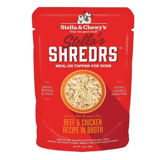 Stella & Chewy's Shredrs Beef & Chicken Dog Food (2.8oz) - main product image