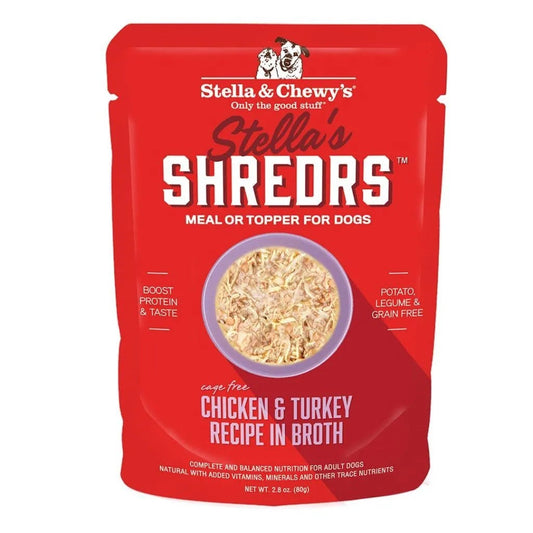Stella & Chewy's Shredrs Chicken & Turkey Dog Food (2.8oz) - main product image