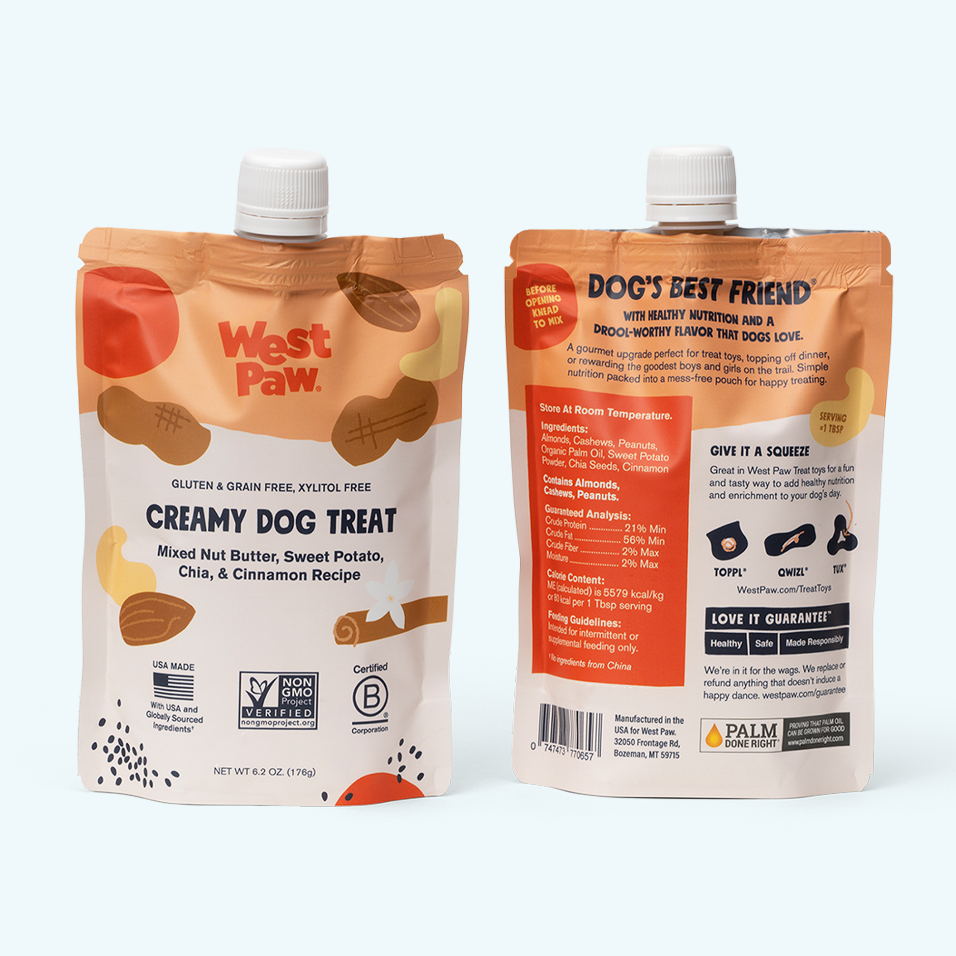 Dry Dog Food Nut Butter Sweet Potato Chia Meal Topper - lifestyle view