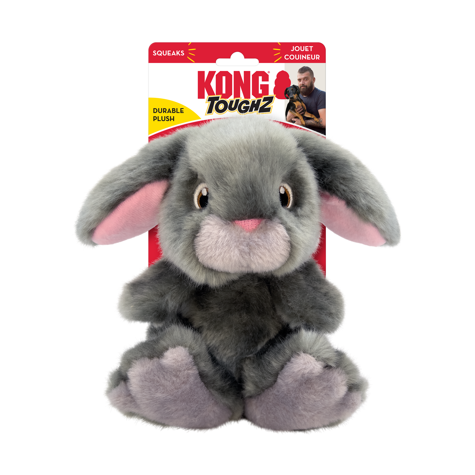 KONG Toughz Bunny Interactive Dog Toy Durable Play - main product image