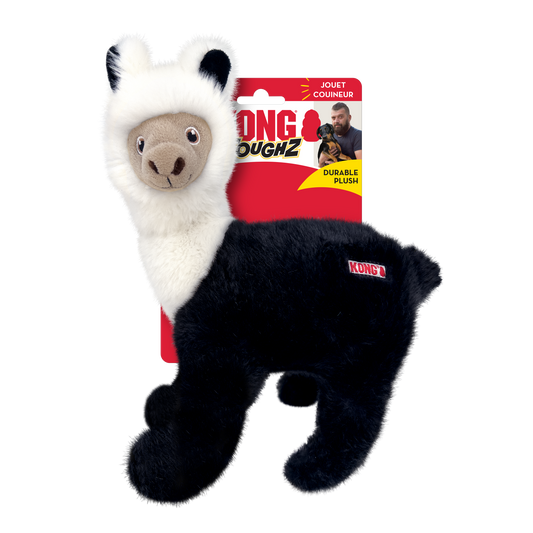 KONG Toughz Llama Interactive Dog Toy Durable Play - main product image