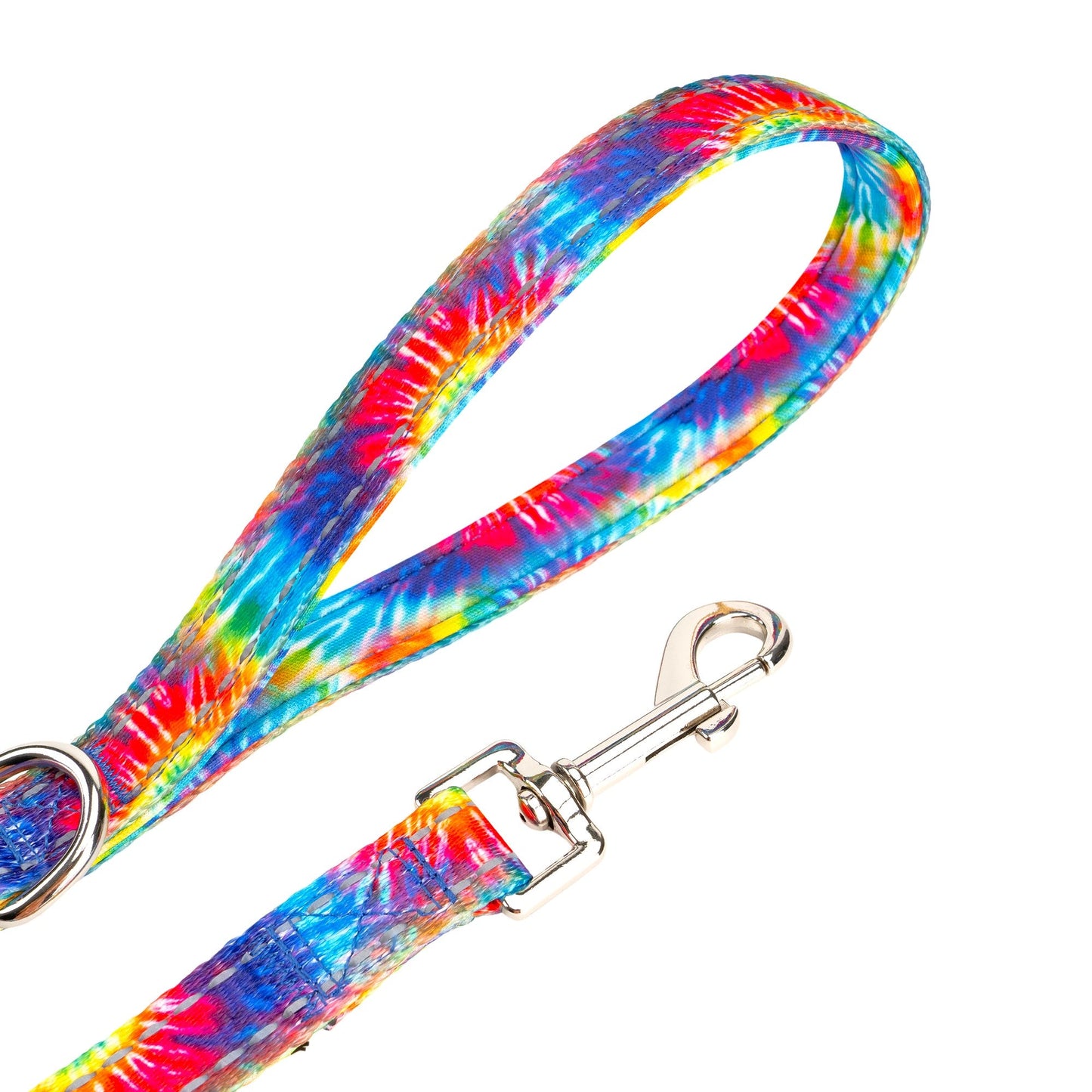 Dog Leash Tie Dye Leash by EcoBark Padded Comfort Grip Essen - lifestyle product image for dog leash