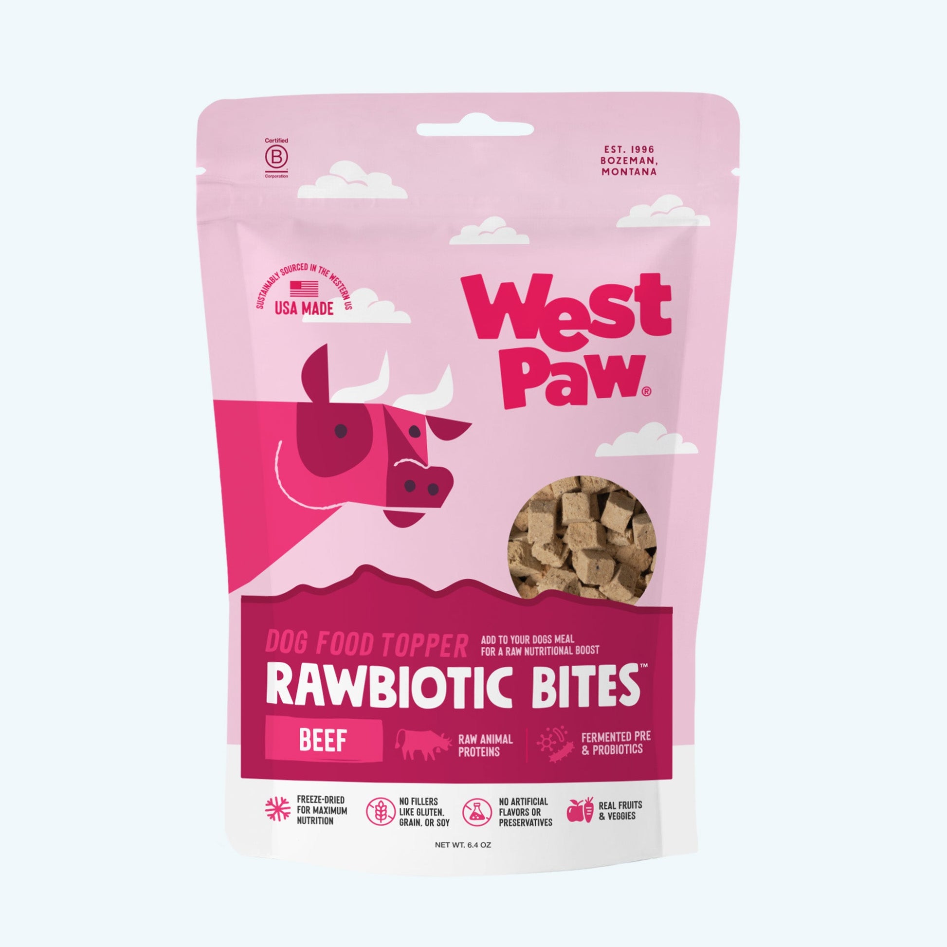 Dog Treats Beef Food Topper Natural Protein Meal Booster - main product image