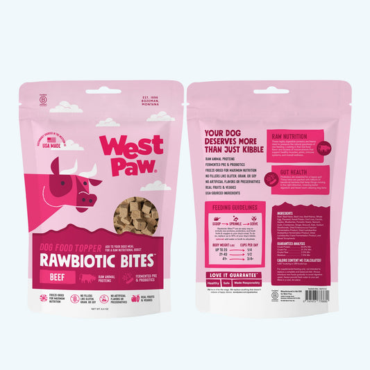 Dog Treats Beef Food Topper Natural Protein Meal Booster - detail view
