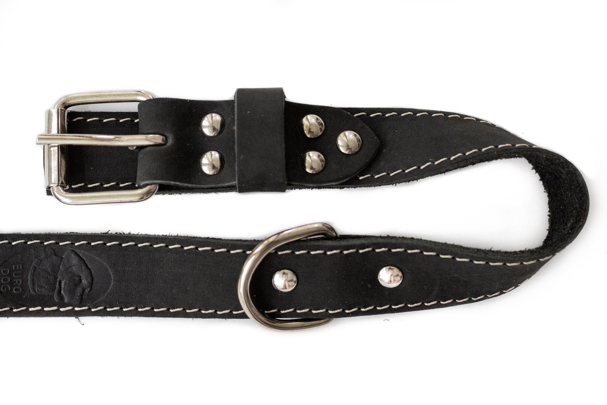 Dog Collar Pro Line Hunting Leather Collar and Leash Set - gallery product image for dog collar