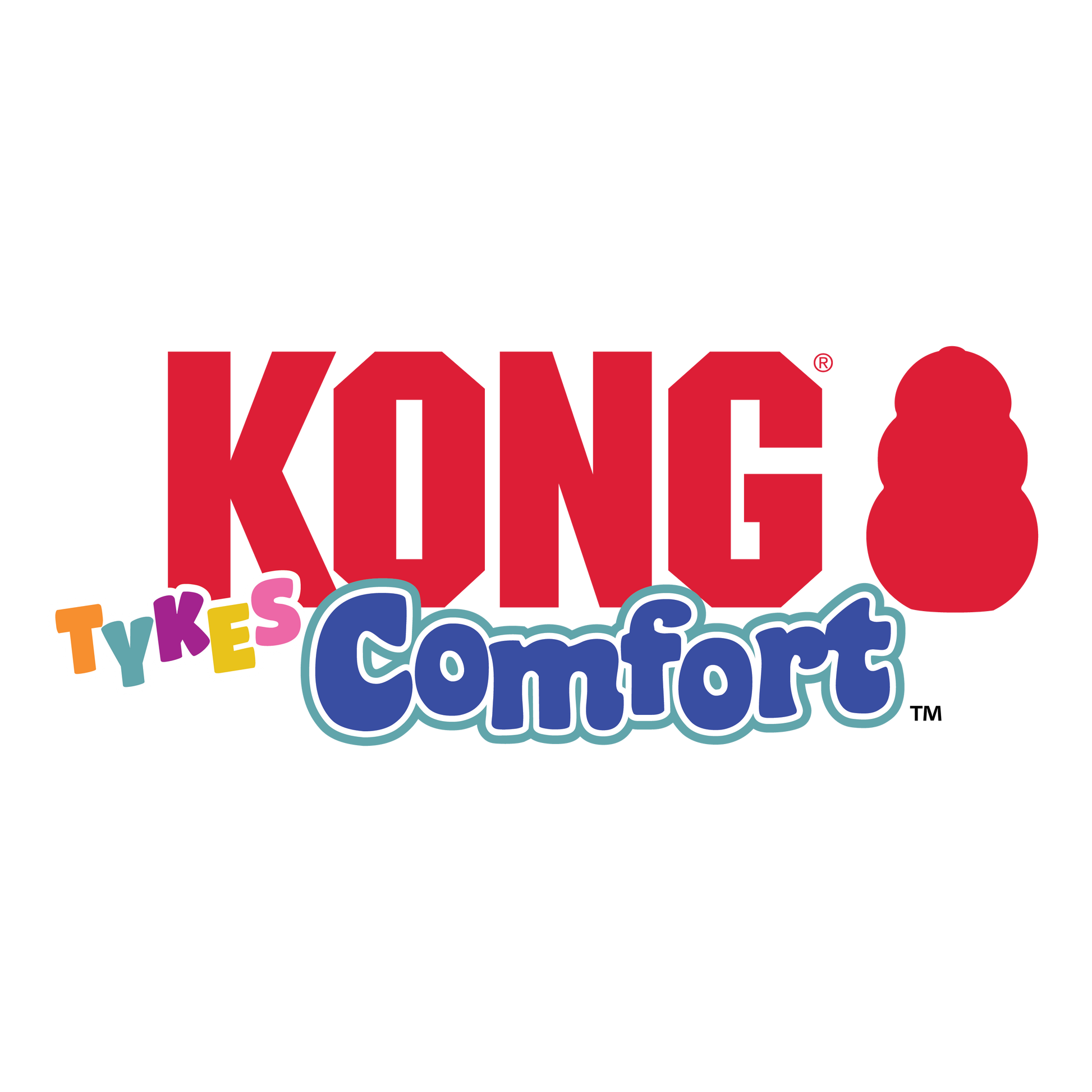 KONG Comfort Tykes Goat Plush Dog Toy Durable Play - gallery image 5