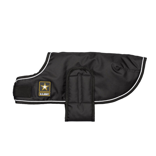 Us Army Dog Blanket Jacket Black Dog Jackets Premium Pet - detail view