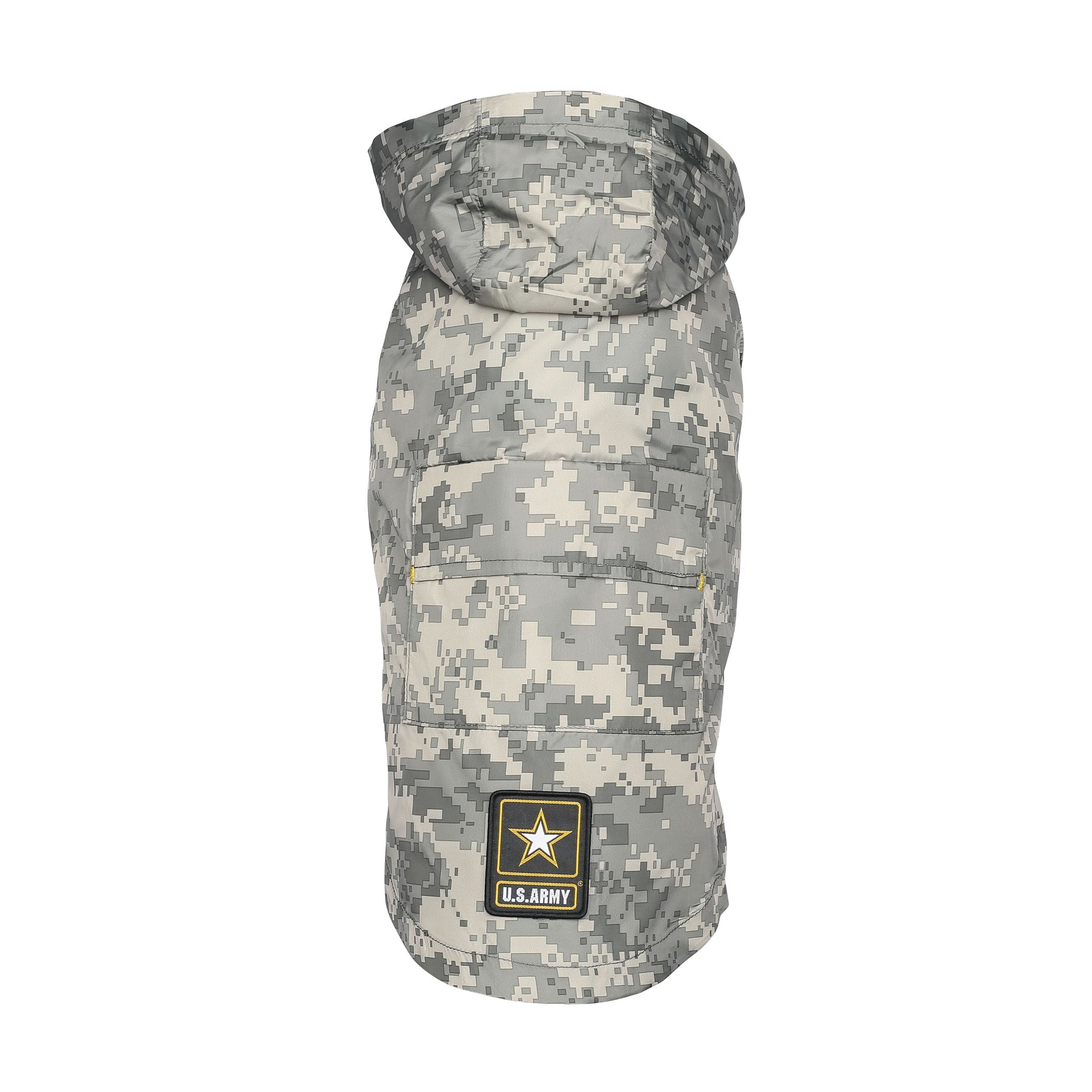 Us Army Packable Dog Raincoat Camo Dog Apparel Premium Pet - main product image