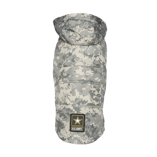 Us Army Packable Dog Raincoat Camo Dog Apparel Premium Pet - main product image