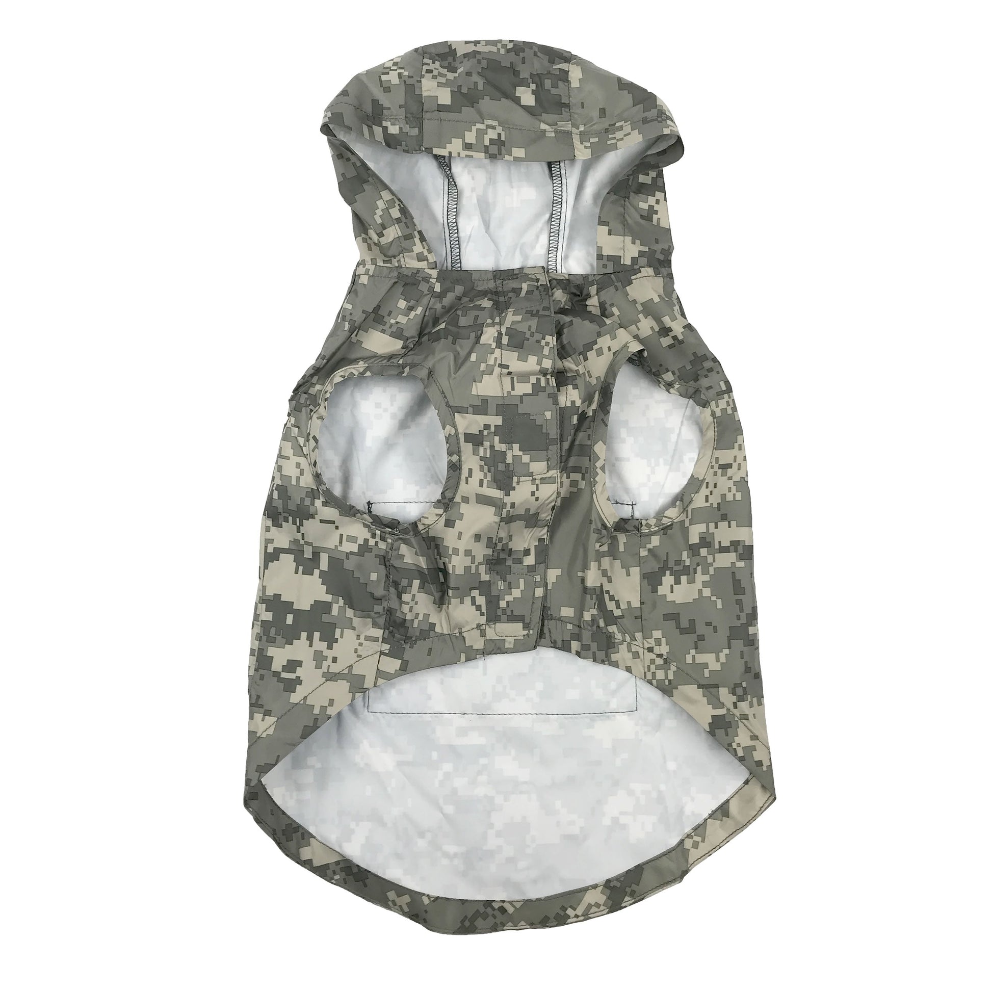 Us Army Packable Dog Raincoat Camo Dog Apparel Premium Pet - lifestyle view