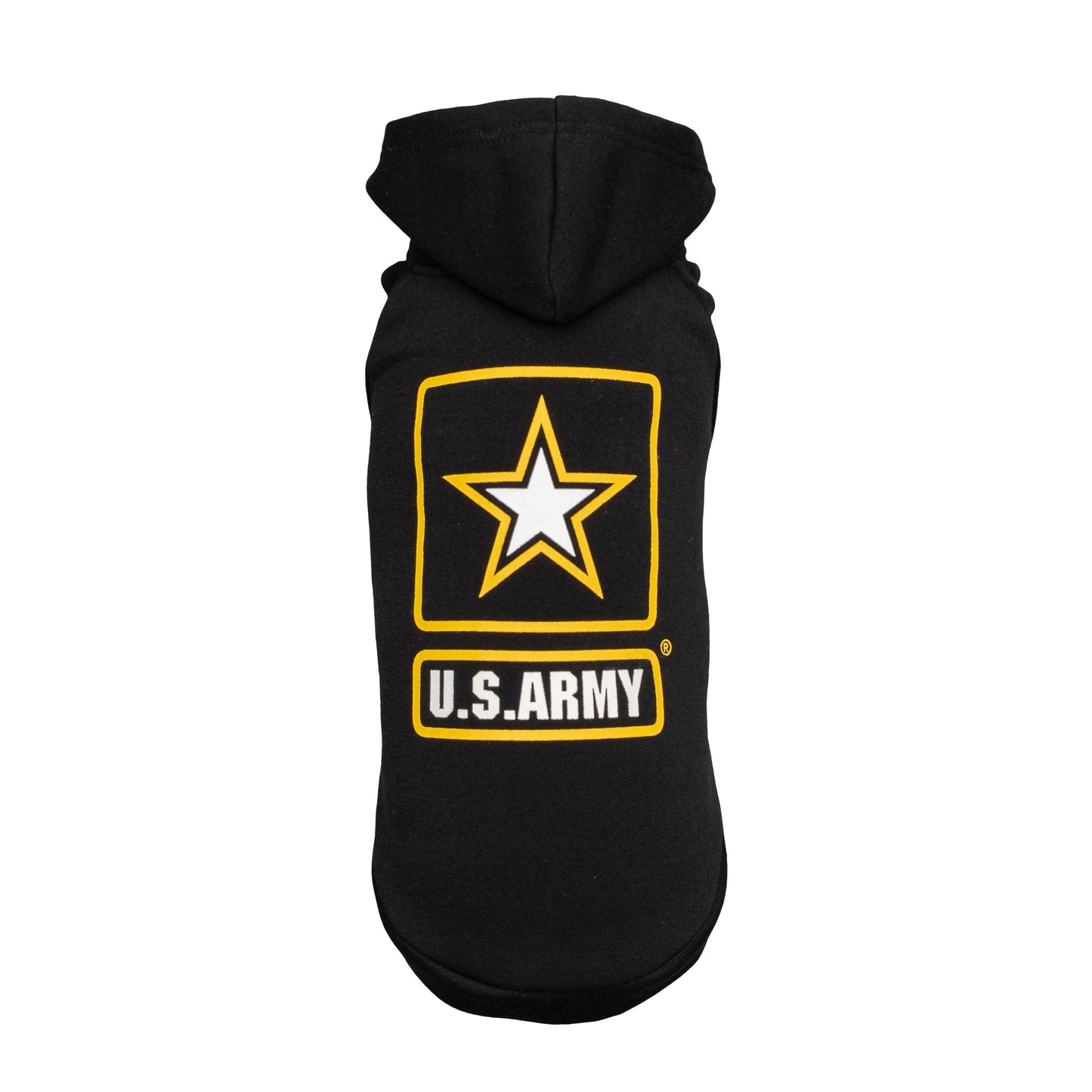 Us Army Hooded Dog Fleece Black Dog Apparel Premium Pet - main product image