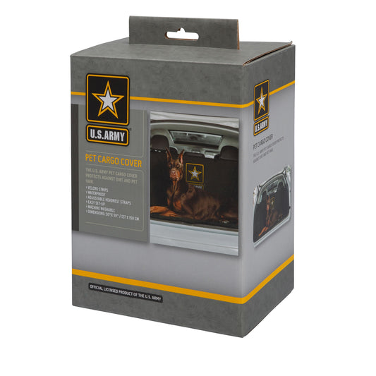 Us Army Car Or Suv Cargo Pet Cover Dark Camo Pet Travel Pet - detail view