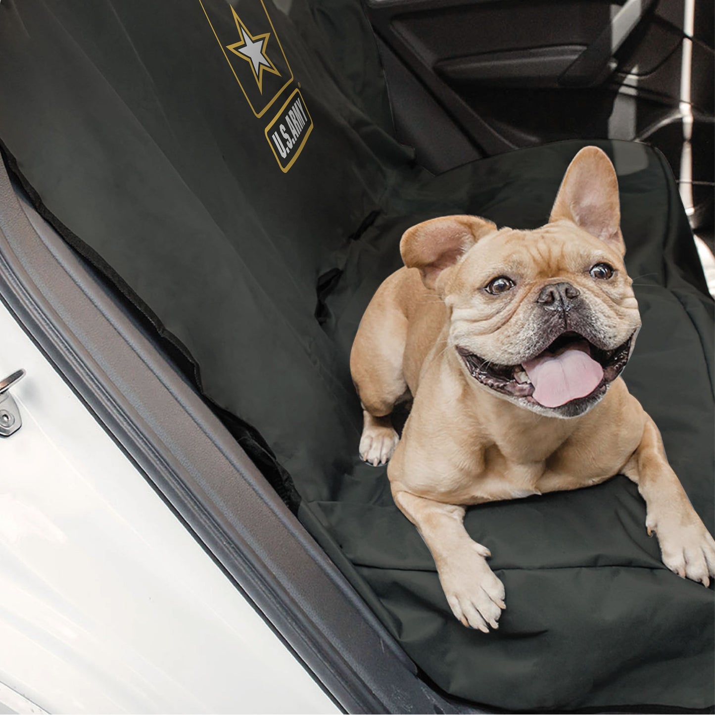 Us Army Car Bench Seat Pet Cover Dark Camo Pet Travel Pet - main product image