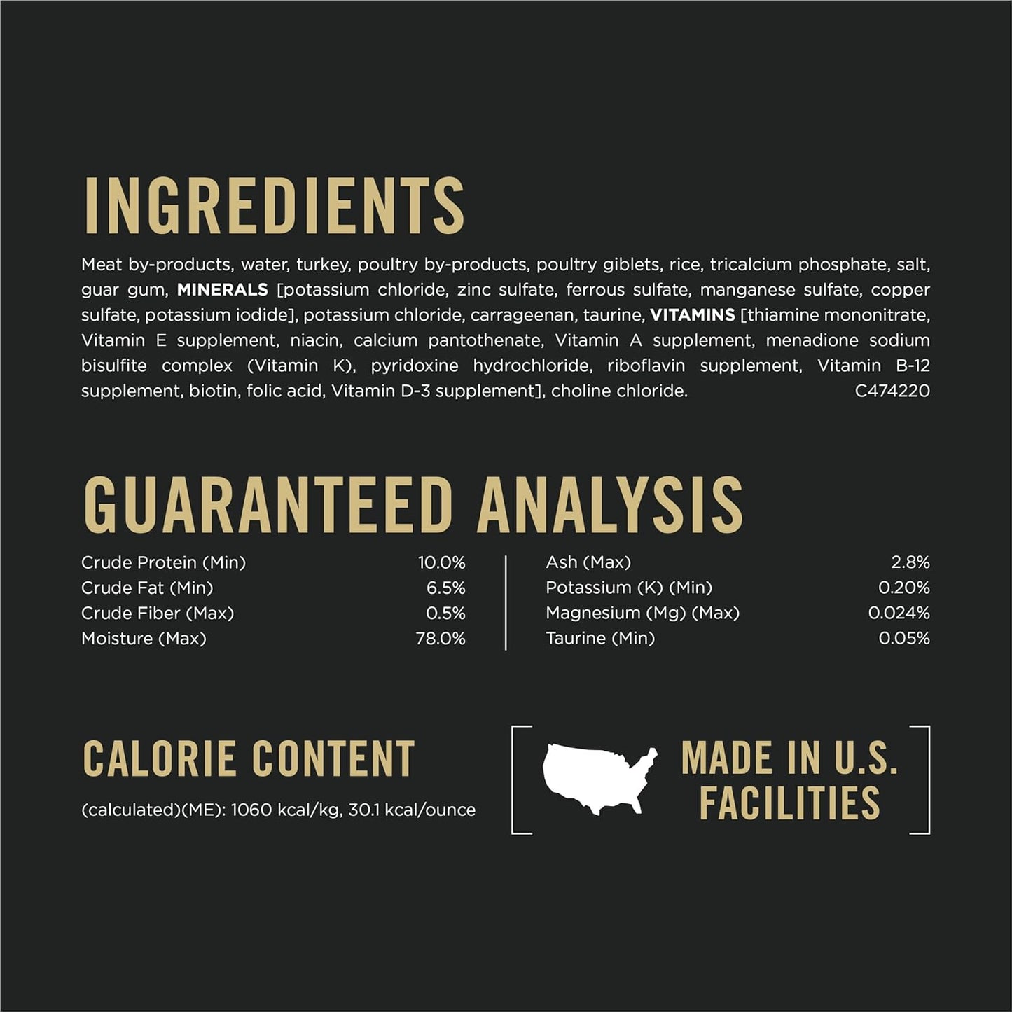 Pro Plan Urinary Tract Health Formula Beef Chicken Entree - close up view