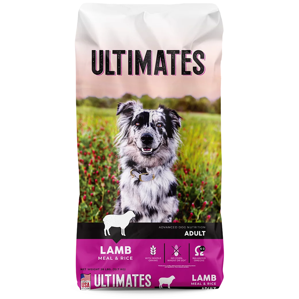 Ultimates Adult Lamb Meal & Brown Rice Dry Dog Food (28lb) - main product image