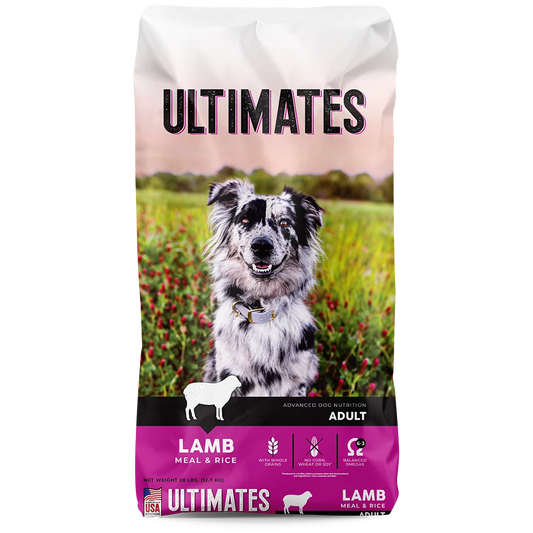 Ultimates Adult Lamb Meal & Brown Rice Dry Dog Food (28lb) - main product image