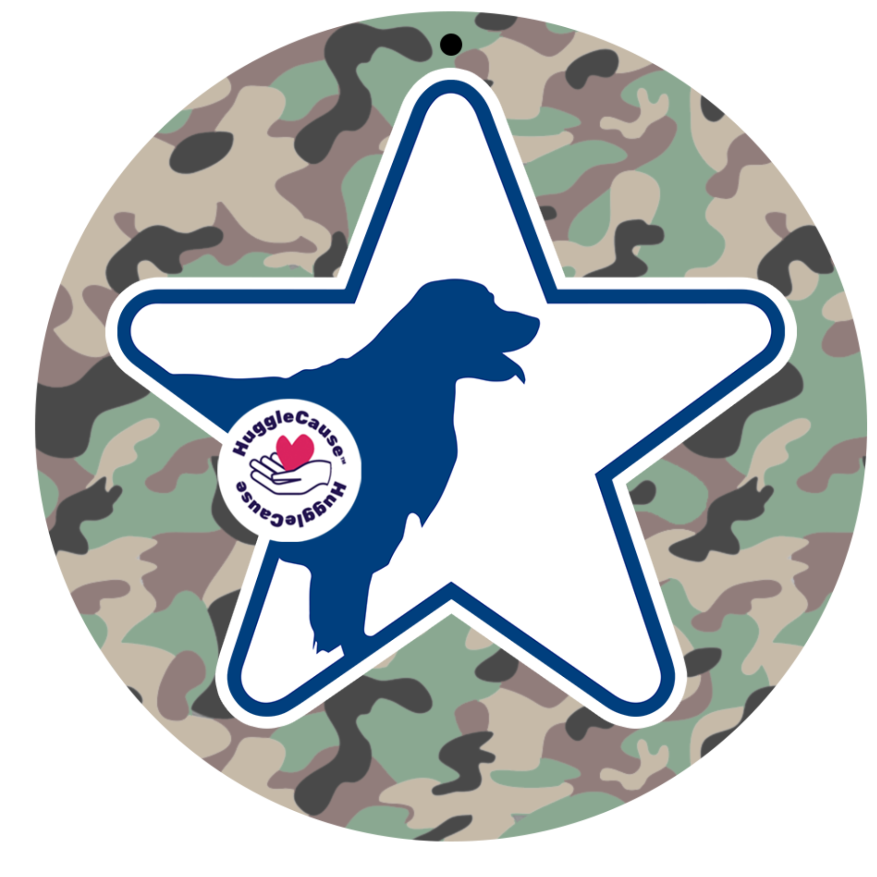 Dog Toy HuggleCause Warrior Canine Connection Camouflage main product image for dogs and cats
