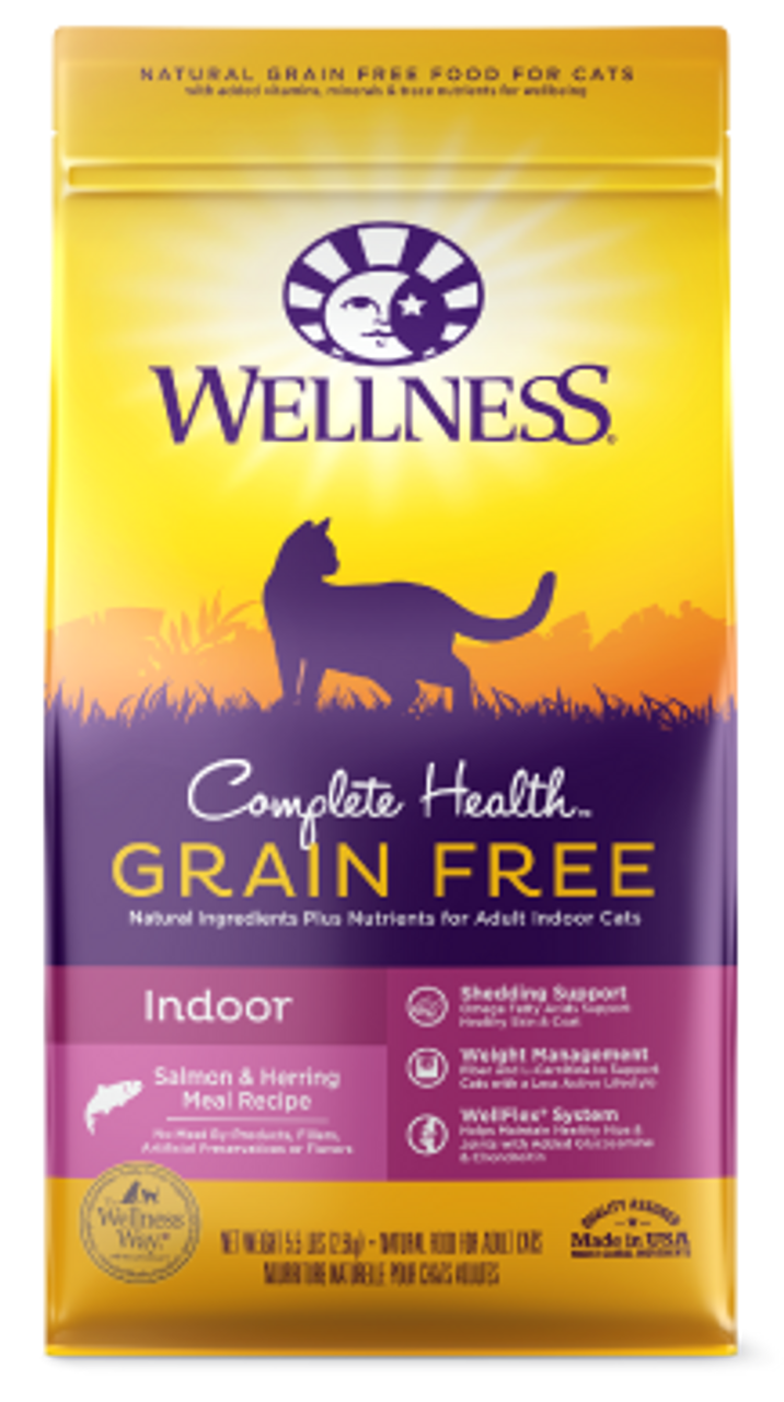 Dry Cat Food Wellness Salmon Recipe 5.5lb Daily Meals Premiu - main product image