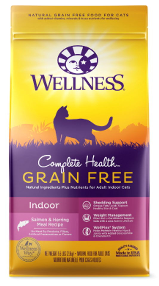 Dry Cat Food Wellness Salmon Recipe 5.5lb Daily Meals Premiu - main product image