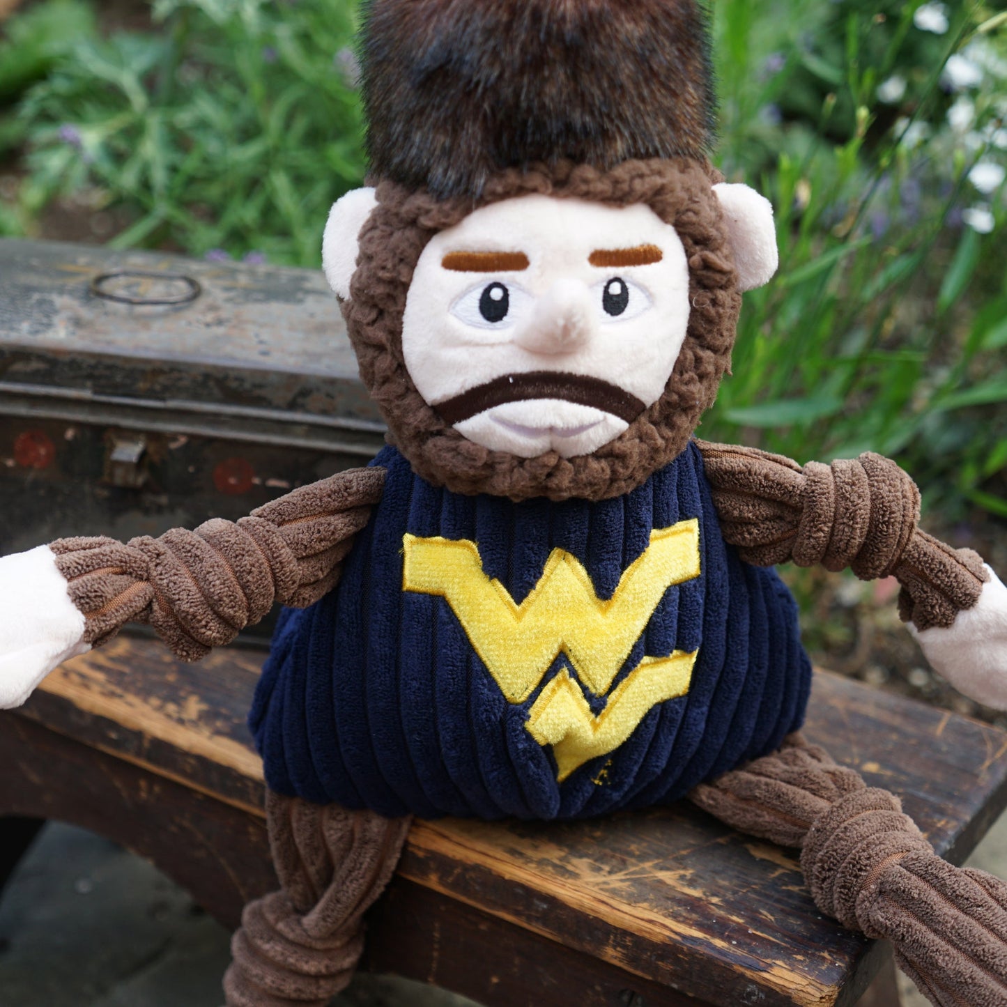 Dog Toy NCAA West Virginia University Mountaineer Knottie main product image for dogs and cats