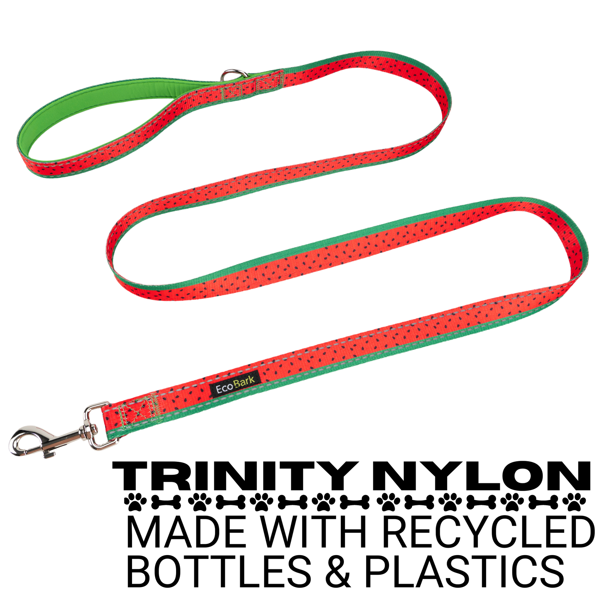 Dog Leash EcoBark Watermelon Leash- Padded Comfort Grip - gallery product image for dog leash